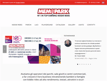 Tablet Screenshot of memopark.it